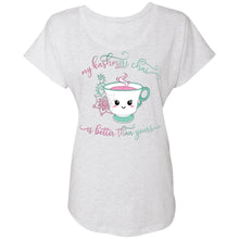 Load image into Gallery viewer, "My Kashmiri Chai is Better Than Yours!" Ladies' Tri-blend Dolman Sleeve