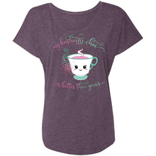 Load image into Gallery viewer, "My Kashmiri Chai is Better Than Yours!" Ladies' Tri-blend Dolman Sleeve
