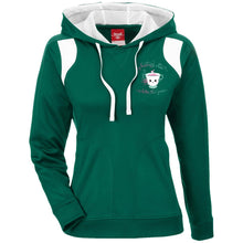 Load image into Gallery viewer, "My Kashmiri Chai is Better Than Yours!" Ladies' Colorblock Poly Hoodie