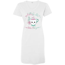 Load image into Gallery viewer, "My Kashmiri Chai is Better Than Yours!" Ladies' V-Neck Fine Jersey Cover-Up