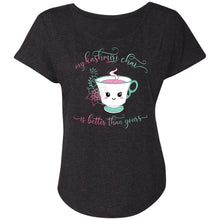 Load image into Gallery viewer, "My Kashmiri Chai is Better Than Yours!" Ladies' Tri-blend Dolman Sleeve