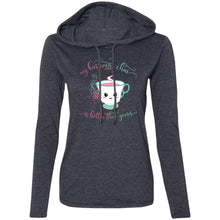 Load image into Gallery viewer, "My Kashmiri Chai is Better Than Yours!" Ladies' Long Sleeve Shirt Hoodie