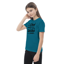 Load image into Gallery viewer, My Chai Brings All the Uncles to the Yard - Organic cotton kids t-shirt