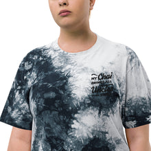 Load image into Gallery viewer, My Chai Brings All the Uncles to the Yard - Oversized tie-dye t-shirt