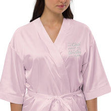 Load image into Gallery viewer, My Chai Brings All the Uncles to the Yard - Satin robe