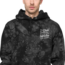 Load image into Gallery viewer, My Chai Brings All the Uncles to the Yard - Unisex Champion tie-dye hoodie