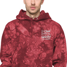 Load image into Gallery viewer, My Chai Brings All the Uncles to the Yard - Unisex Champion tie-dye hoodie