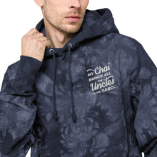 Load image into Gallery viewer, My Chai Brings All the Uncles to the Yard - Unisex Champion tie-dye hoodie