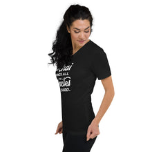 Load image into Gallery viewer, My Chai Brings All the Uncles to the Yard - Unisex Short Sleeve V-Neck T-Shirt