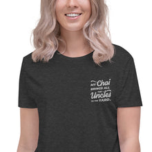 Load image into Gallery viewer, My Chai Brings All the Uncles to the Yard - Crop Tee