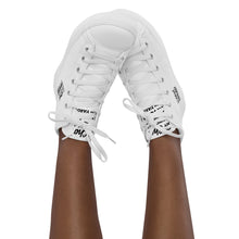 Load image into Gallery viewer, My Chai Brings All the Uncles to the Yard - Women’s high top canvas shoes