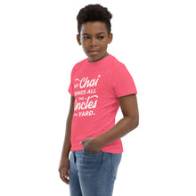 Load image into Gallery viewer, My Chai Brings All the Uncles to the Yard - Youth jersey t-shirt
