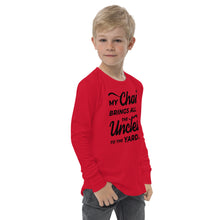 Load image into Gallery viewer, My Chai Brings All the Uncles to the Yard - Youth long sleeve tee