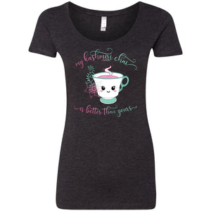 "My Kashmiri Chai is Better Than Yours!" Ladies' Tri-blend Scoop