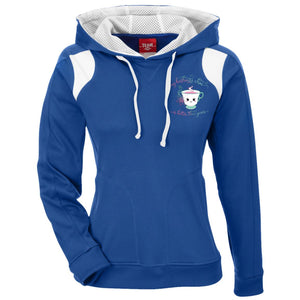 "My Kashmiri Chai is Better Than Yours!" Ladies' Colorblock Poly Hoodie