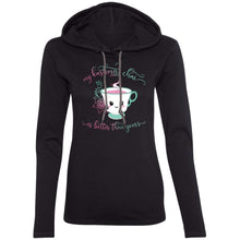 Load image into Gallery viewer, &quot;My Kashmiri Chai is Better Than Yours!&quot; Ladies&#39; Long Sleeve Shirt Hoodie
