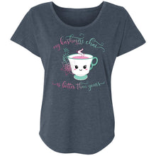 Load image into Gallery viewer, &quot;My Kashmiri Chai is Better Than Yours!&quot; Ladies&#39; Tri-blend Dolman Sleeve