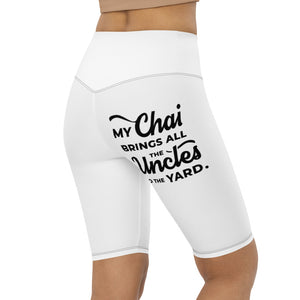 My Chai Brings All the Uncles to the Yard - Biker Shorts