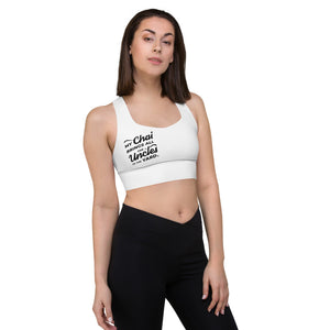 My Chai Brings All the Uncles to the Yard - Longline sports bra