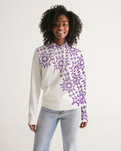 Load image into Gallery viewer, Purple Pattern Women&#39;s Hoodie