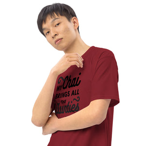 My Chai brings all the Aunties to the Yard - Men’s premium heavyweight tee