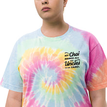 Load image into Gallery viewer, My Chai Brings All the Uncles to the Yard - Oversized tie-dye t-shirt