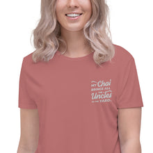 Load image into Gallery viewer, My Chai Brings All the Uncles to the Yard - Crop Tee